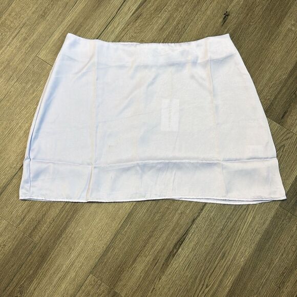 WeWoreWhat Heather Purple Mini Slip Skirt XL - Picture 5 of 8